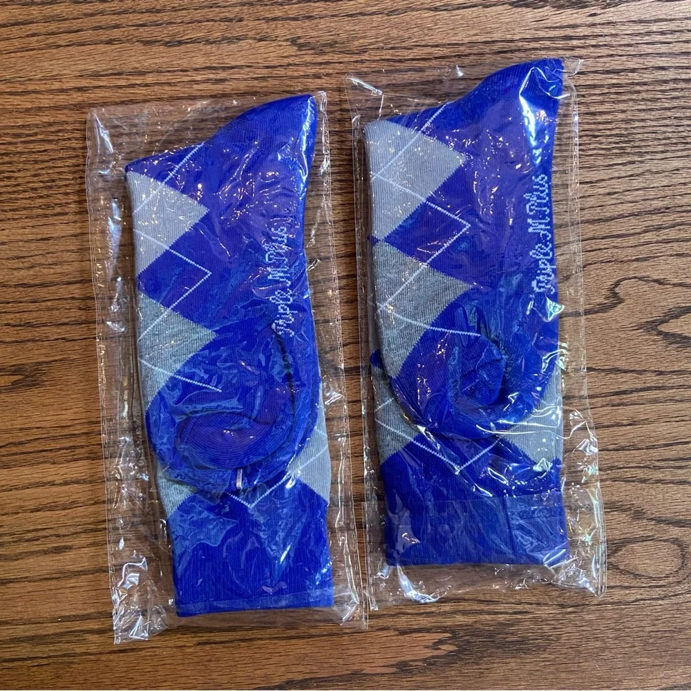 🍓$5 Pick!🍓 Triple M Plus Men’s Royal Blue Dress Socks 10-13